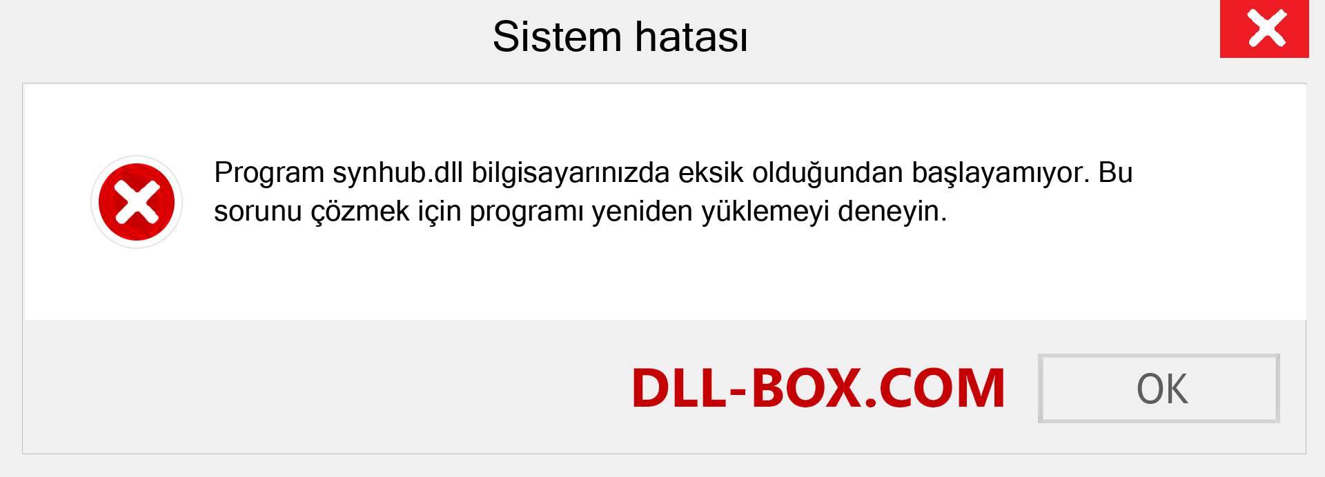 synhub.dll dosyası eksik mi? Windows 7, 8, 10 için İndirin - Windows'ta synhub dll Eksik Hatasını Düzeltin, fotoğraflar, resimler